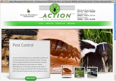 Trafton Web Designs Client - Action Pest Management